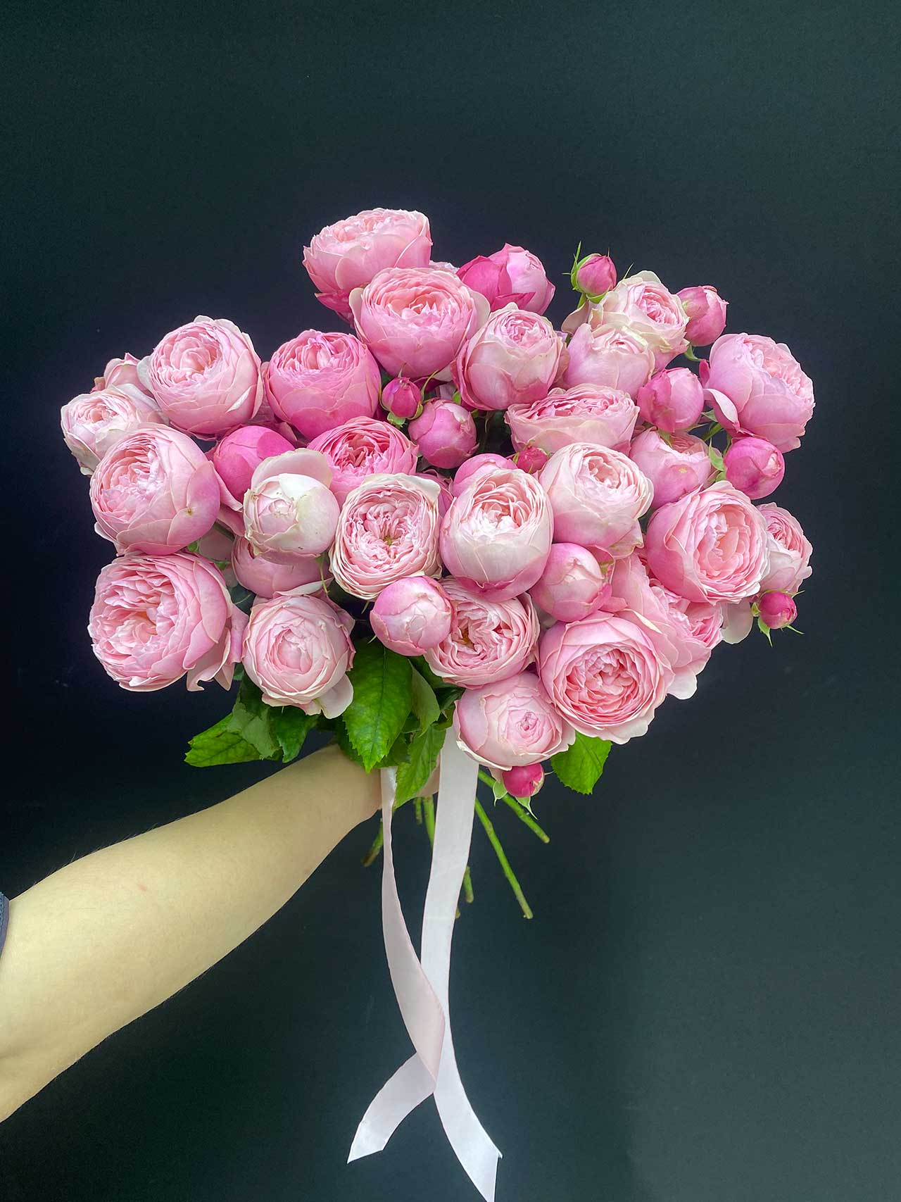 Букет «9 роз «Silva Pink»»